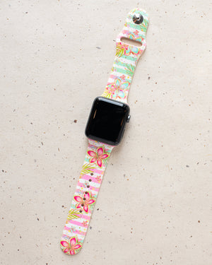 Watch Band, Hibiscus Flower (C)