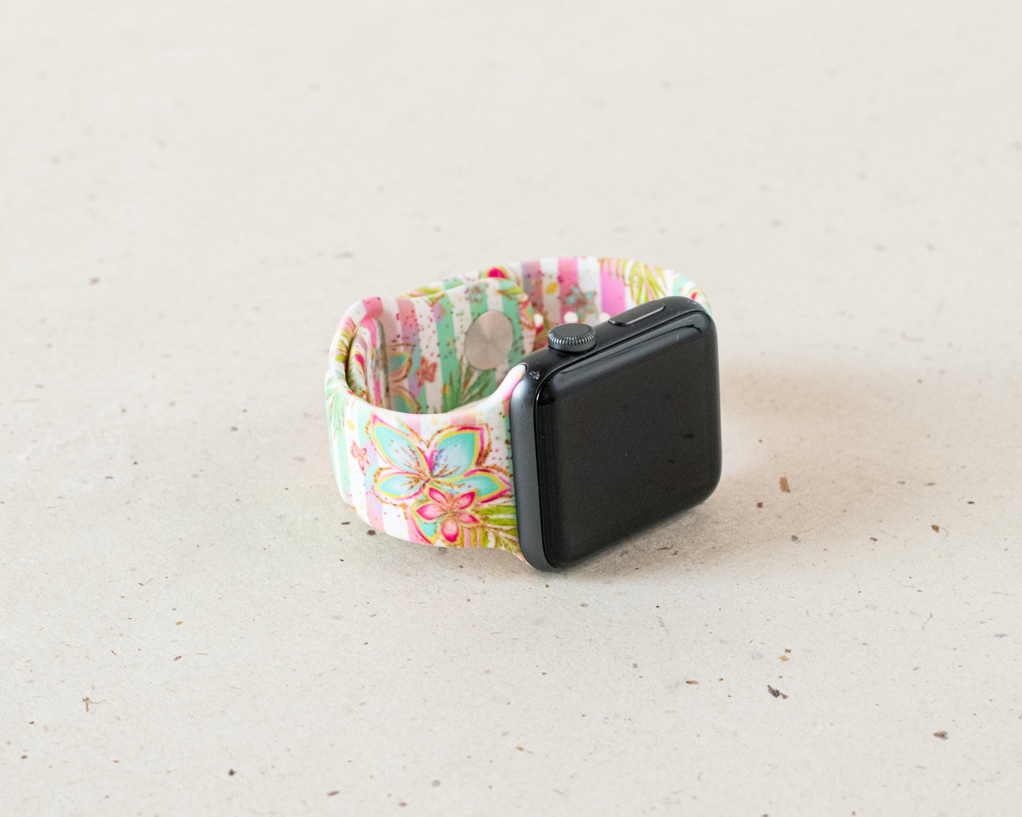 Hibiscus apple watch discount band