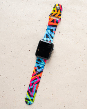 Watch Band, Psychedelic Geometric (B)