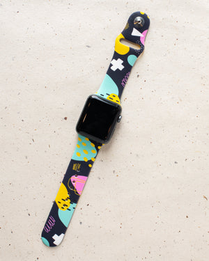 Watch Band, Retro Abstract (G)