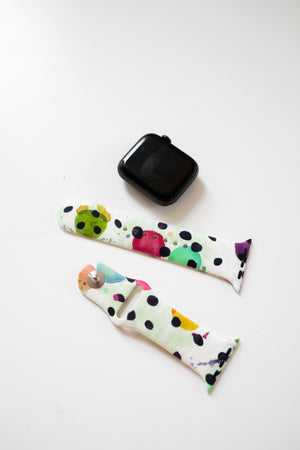 Watch Band, Rainbow Spots (H)